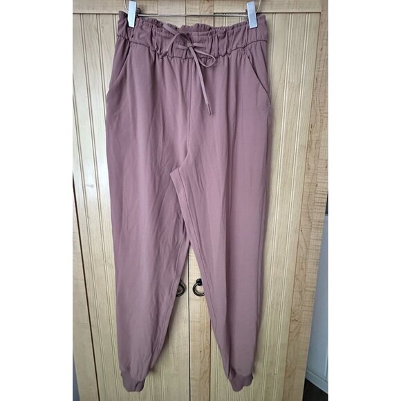 Lululemon Pants - Lululemon Stretch High-Rise Jogger Full Length Spiced Chai Pink W5DCRS Size 6